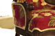 Side chair showing traditional seat stitched with seagrass